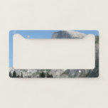 Half Dome from the Side in Yosemite National Park License Plate Frame