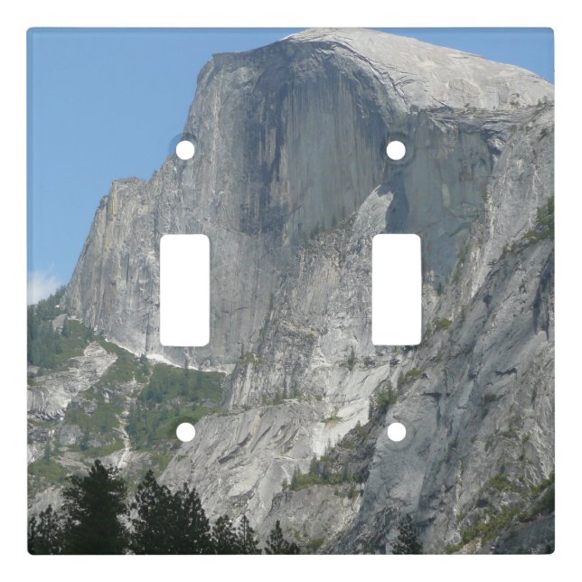 Half Dome from the Side in Yosemite National Park Light Switch Cover (Front)