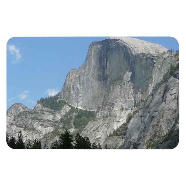 Half Dome from the Side in Yosemite National Park Magnet (Horizontal)