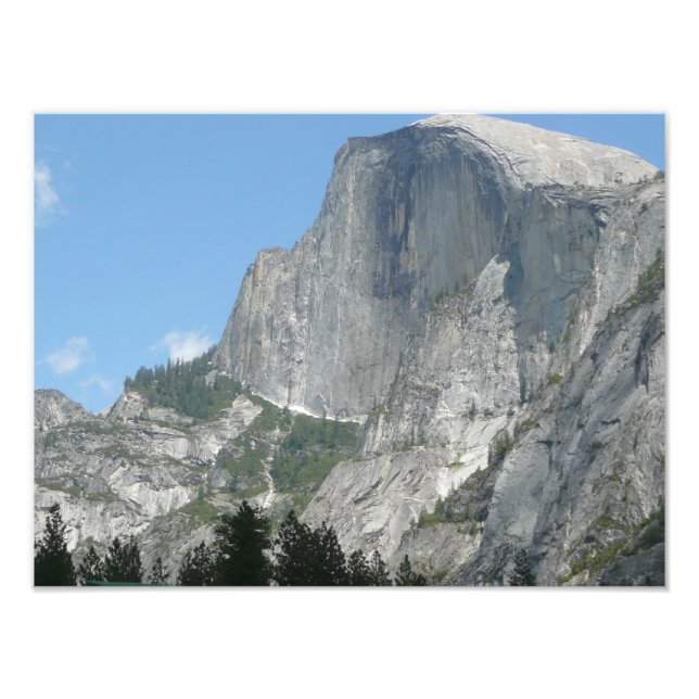 Half Dome from the Side in Yosemite National Park Photo Print (Front)