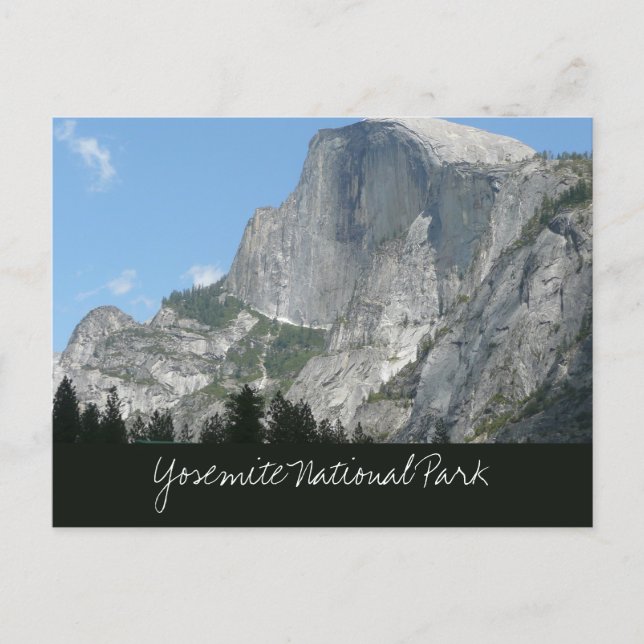 Half Dome from the Side in Yosemite National Park Postcard (Front)