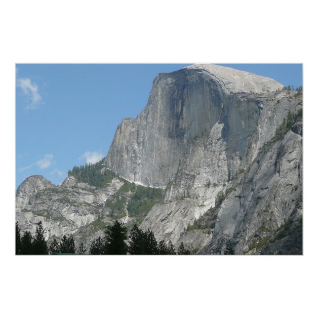 Half Dome from the Side in Yosemite National Park Poster (Front)