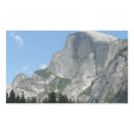Half Dome from the Side in Yosemite National Park Rectangular Sticker