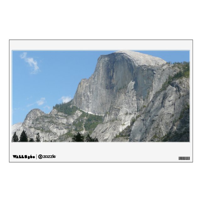 Half Dome from the Side in Yosemite National Park Wall Decal (Front)