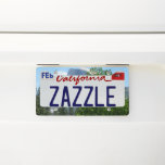 Half Dome in Summer from Yosemite National Park License Plate Frame