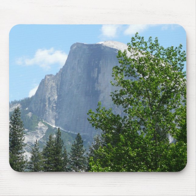 Half Dome in Summer from Yosemite National Park Mouse Pad (Front)