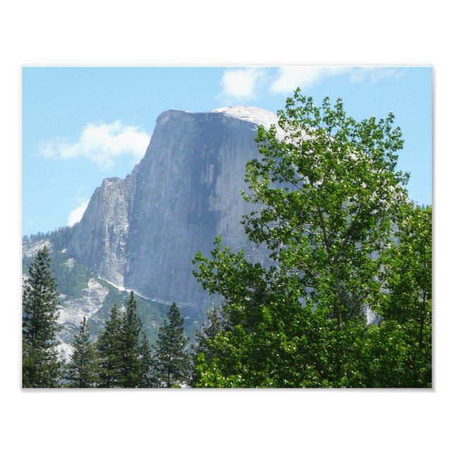 Half Dome in Summer from Yosemite National Park Photo Print (Front)