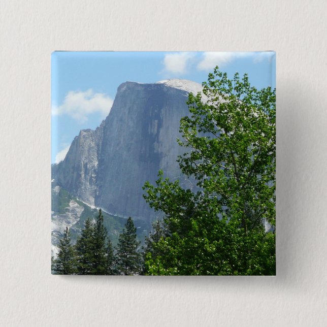 Half Dome in Summer from Yosemite National Park Pinback Button (Front)