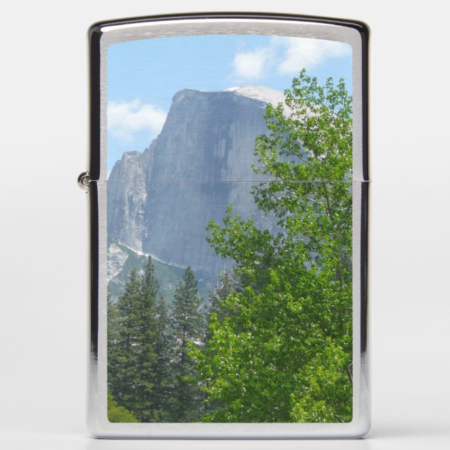 Half Dome in Summer from Yosemite National Park Zippo Lighter (Front)