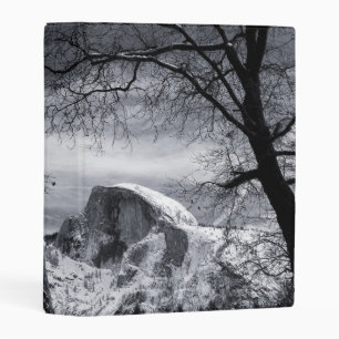 Half Dome in Winter Yosemite Valley Mini Binder
