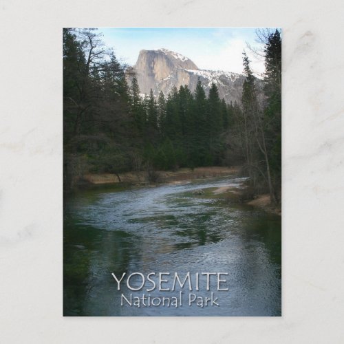 Half Dome in Yosemite National Park California Postcard