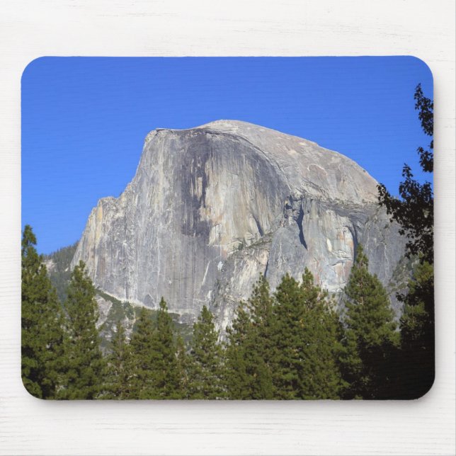 Half Dome In Yosemite National Park Great Mountain Mouse Pad (Front)