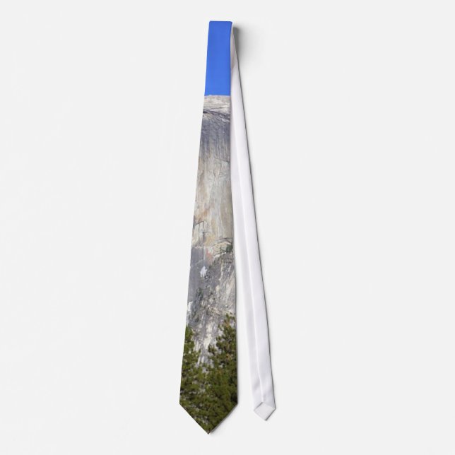 Half Dome In Yosemite National Park Great Mountain Tie (Front)