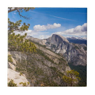 Half Dome landscape, California Ceramic Tile