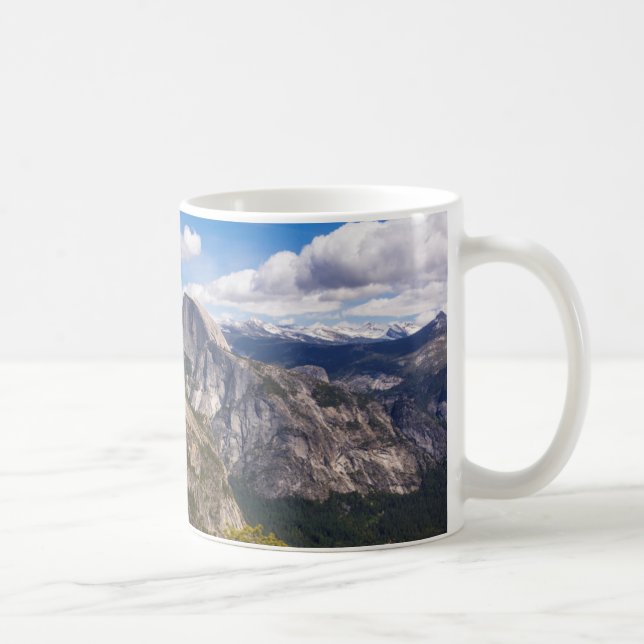 Half Dome landscape, California Coffee Mug (Right)