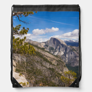 Half Dome landscape, California Drawstring Bag