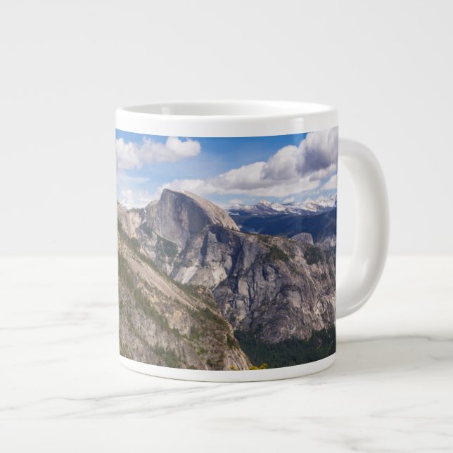 Half Dome landscape, California Giant Coffee Mug (Front Right)