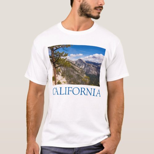 Half Dome landscape California T_Shirt