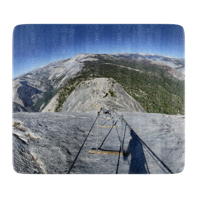 Half Dome Looking Down from the Cables - Yosemite Cutting Board (Front)