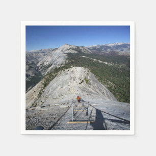 Half Dome Looking Down from the Cables - Yosemite Napkins