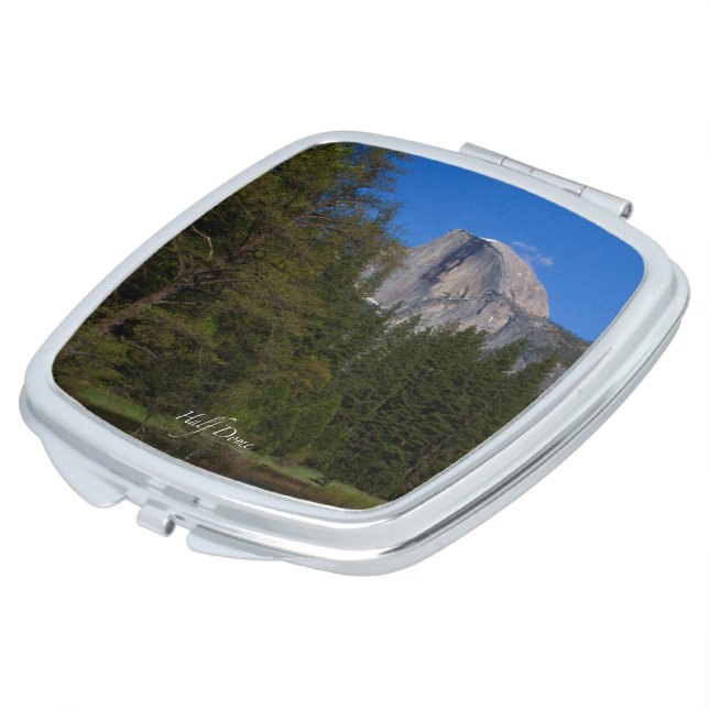 Half Dome Makeup Mirror (Turned)