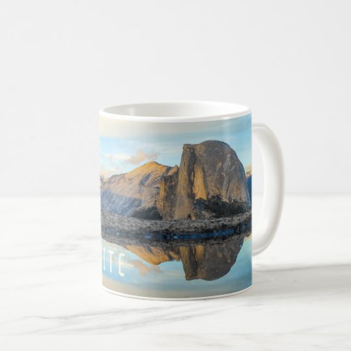 Half Dome Mountain Yosemite National Park Custom Coffee Mug