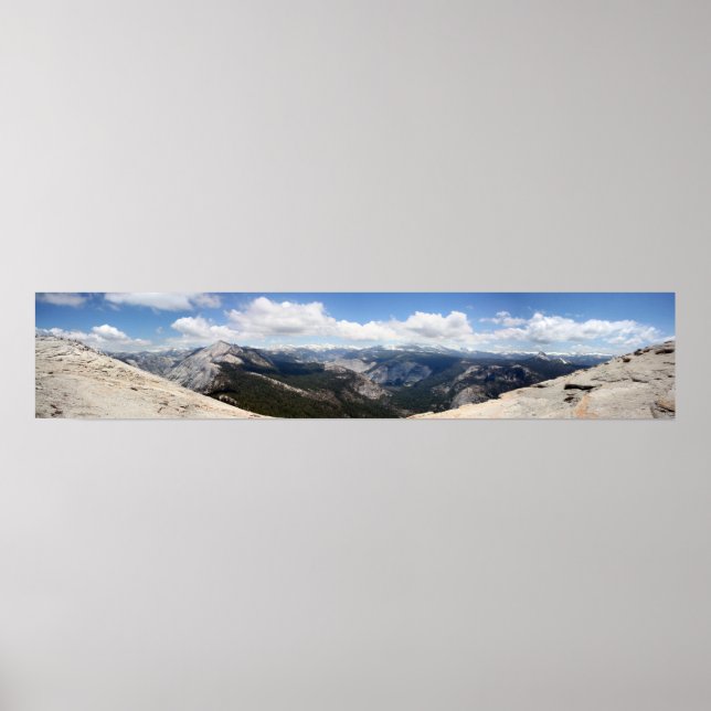 Half Dome Panorama Poster (Front)