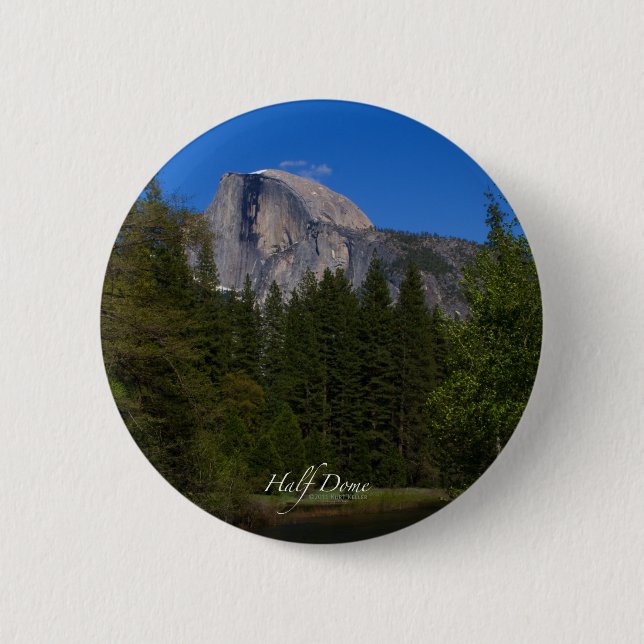 Half Dome Pinback Button (Front)