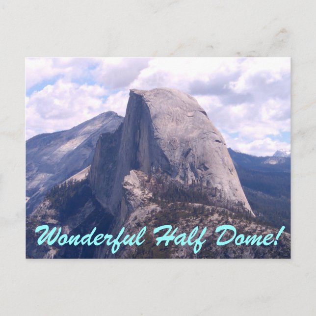 Half Dome Postcard (Front)