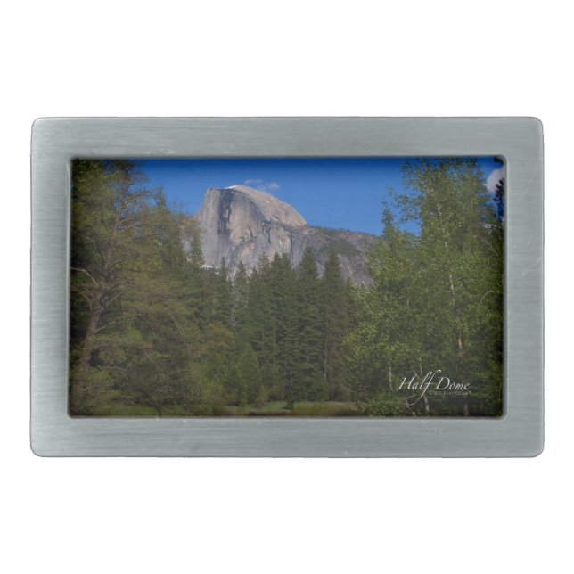 Half Dome Rectangular Belt Buckle (Front)