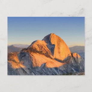 Half Dome Sunset from Mt Watkins - Yosemite Postcard