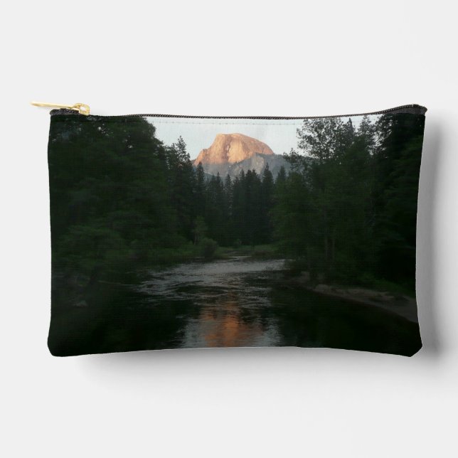 Half Dome Sunset in Yosemite National Park Accessory Pouch (Front)