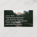 Half Dome Sunset in Yosemite National Park Business Card