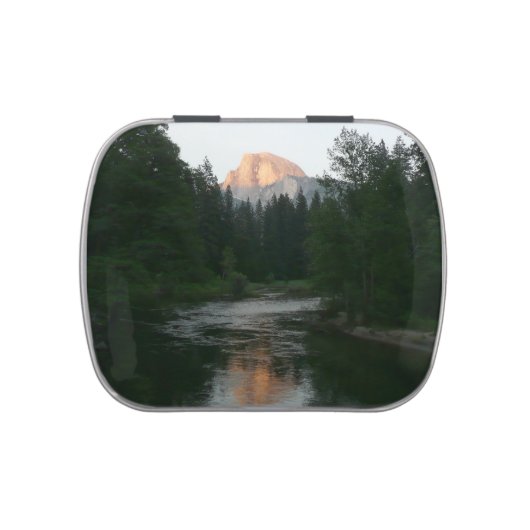 Half Dome Sunset in Yosemite National Park Candy Tin (Top)