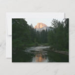 Half Dome Sunset in Yosemite National Park Card