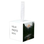 Half Dome Sunset in Yosemite National Park Cube Ornament