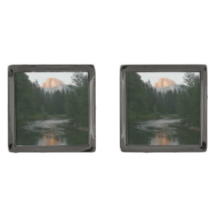 Half Dome Sunset in Yosemite National Park Cufflinks