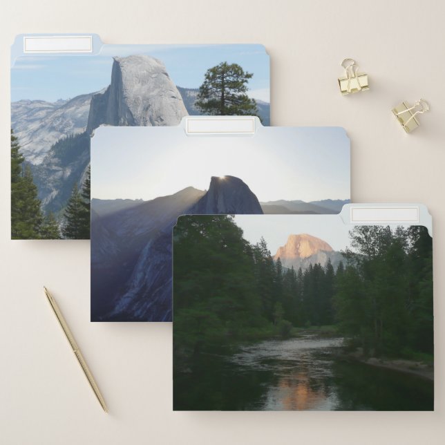 Half Dome Sunset in Yosemite National Park File Folder (Set)