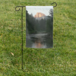 Half Dome Sunset in Yosemite National Park Garden Flag