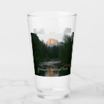 Half Dome Sunset in Yosemite National Park Glass