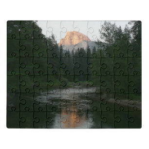 Half Dome Sunset in Yosemite National Park Jigsaw Puzzle