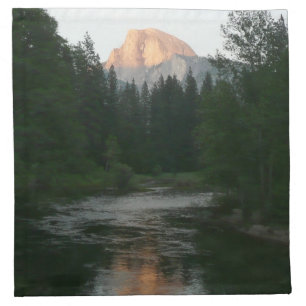 Half Dome Sunset in Yosemite National Park Napkin
