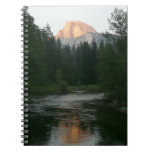 Half Dome Sunset in Yosemite National Park Notebook