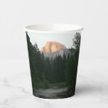 Half Dome Sunset in Yosemite National Park Paper Cups