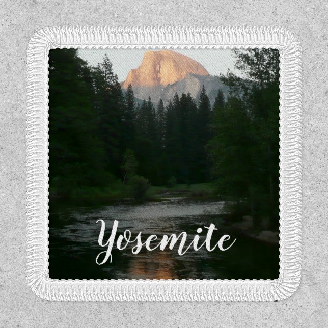 Half Dome Sunset in Yosemite National Park Patch (Front)