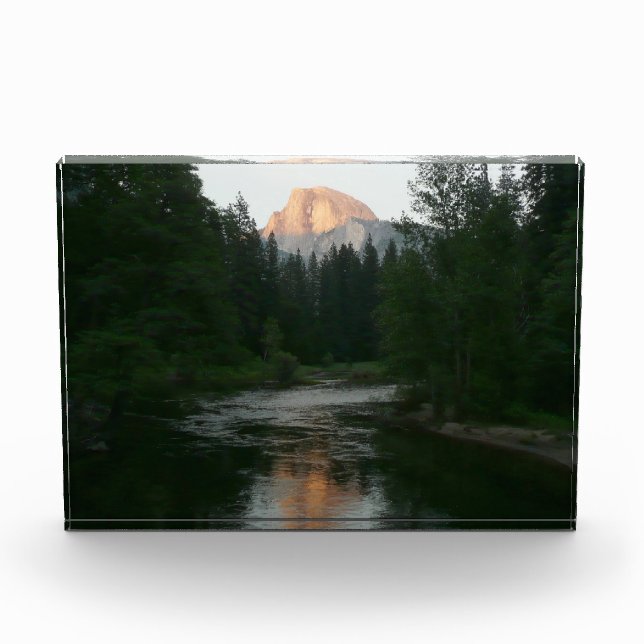 Half Dome Sunset in Yosemite National Park Photo Block (Front)
