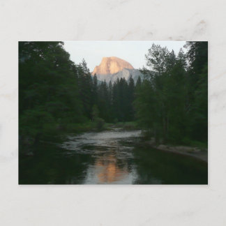 Half Dome Sunset in Yosemite National Park Postcard