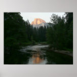 Half Dome Sunset in Yosemite National Park Poster