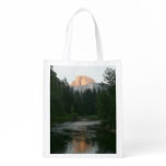 Half Dome Sunset in Yosemite National Park Reusable Grocery Bag