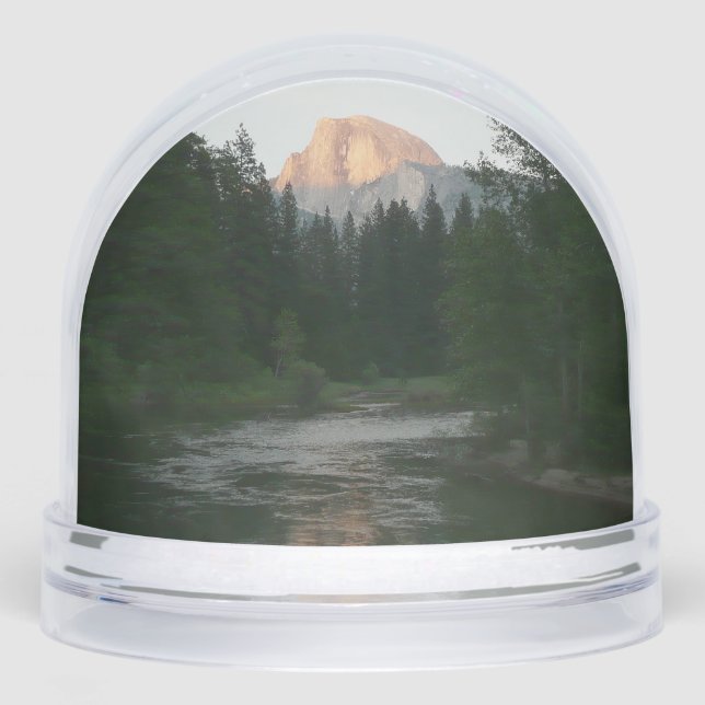 Half Dome Sunset in Yosemite National Park Snow Globe (Front)